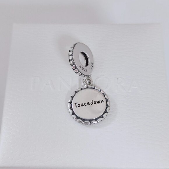 Pandora Football Dangle Charm, Mixed Enamel S925 Sliver Charm Bracelete Pendant - Picture 2 of 8